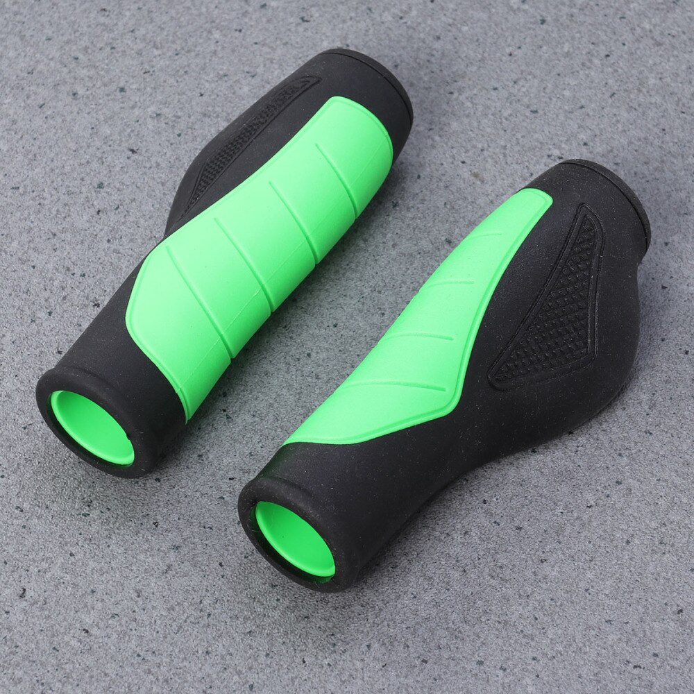 Bike Grips Bicycle Handlebar Grips Anti-skid Ergonomic Bike Grips (Red)