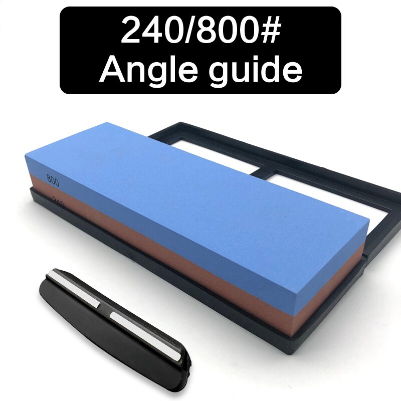 240~8000Grit sharpening stone Angle guide knife sharpener grinding whetstone apex egde blade sharpening system: 240 800set