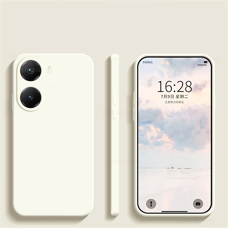 Poco X7 X 7 Pro Case Luxury Liquid Silicone Phone Case For Xiaomi Poco X7 X 7 Pro X7Pro Poco X7 Prо Pocox7 Pro 5G Soft TPU Cover: Silicon / Beige
