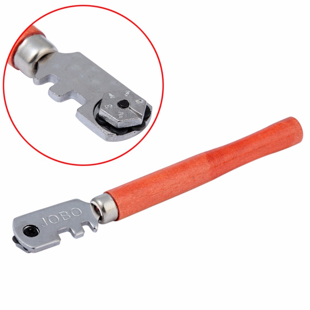 1pc Portable Tipped Glass Cutter Superior Diamond Tile Cutting Tool For Hand Tool