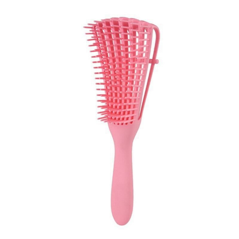 Cepillo desenredante para el cabello, masajeador del cuero cabelludo, peine de pulpo, cepillo desenredante para cabello rizado húmedo y seco, accesorios de peluquero, novedad: 8A