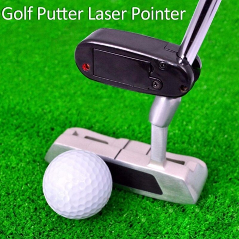 Golf sigtelinje korrektor putter pointer putting golf øvelse forbedre hjælpemidler træningsværktøj golf tilbehør sort