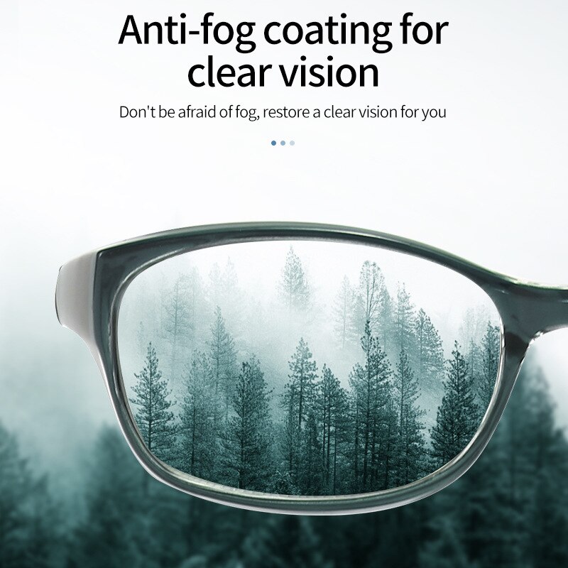Square Safety Goggles with Side Shields Blue Light Blocking Glasses PC Lens Anti-allergy Windproof Anti Splash Eyewear