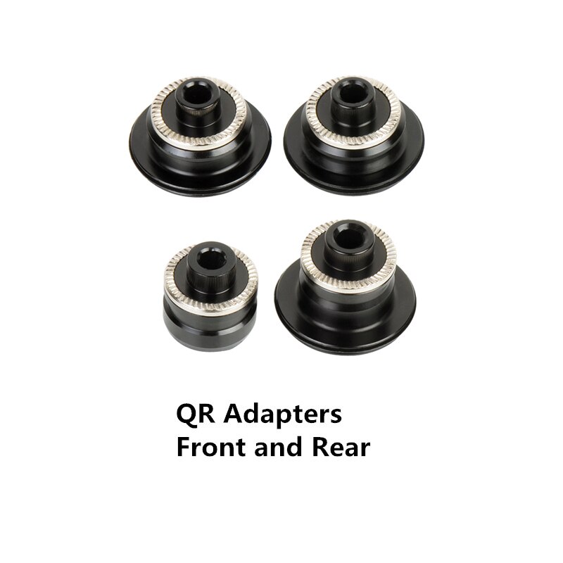Koozer XM490 XM470 Hub Caps Bicycle Hubs Converters Mountain Bike Hubs End Cap Adapter QR Or THRU Front Or Rear Hub Cap Adaptor: QR Front 9 Rear 10mm