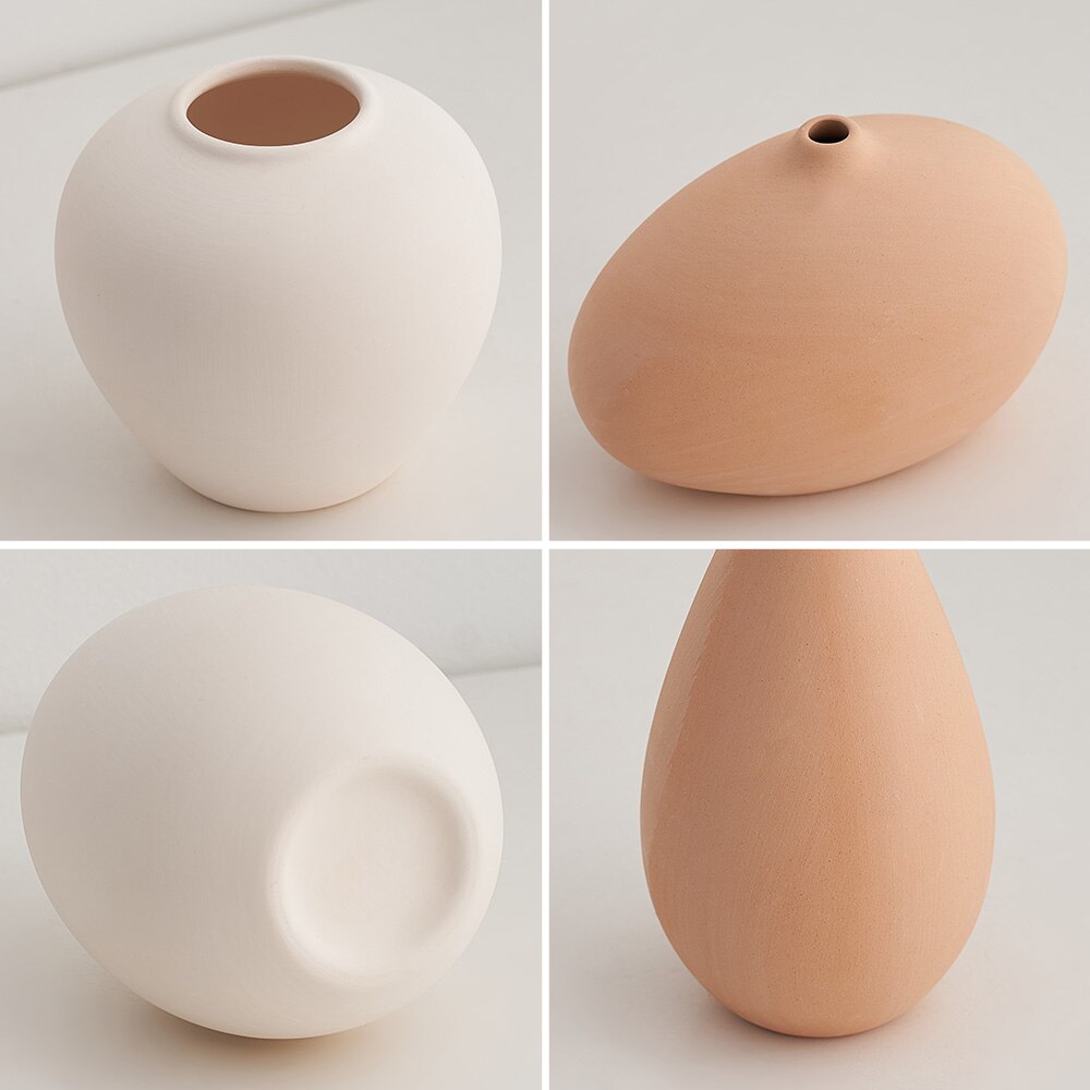Nordic Home Decor Ceramic Vase Table Decoration Li... – Grandado