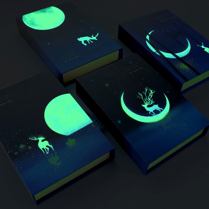 luminous Lock Book Password Diary Girl Exquisite Encrypted Notebook School Student Children Color Page Illustration Sta Study