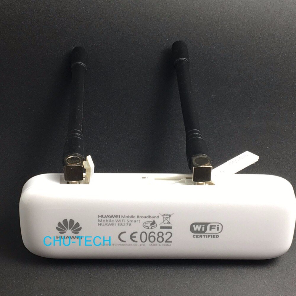 Unlocked Huawei E8278-602 LTE 4G WiFi Dongle Up to 10 Users Mobile Broadband + 2pcs antenna