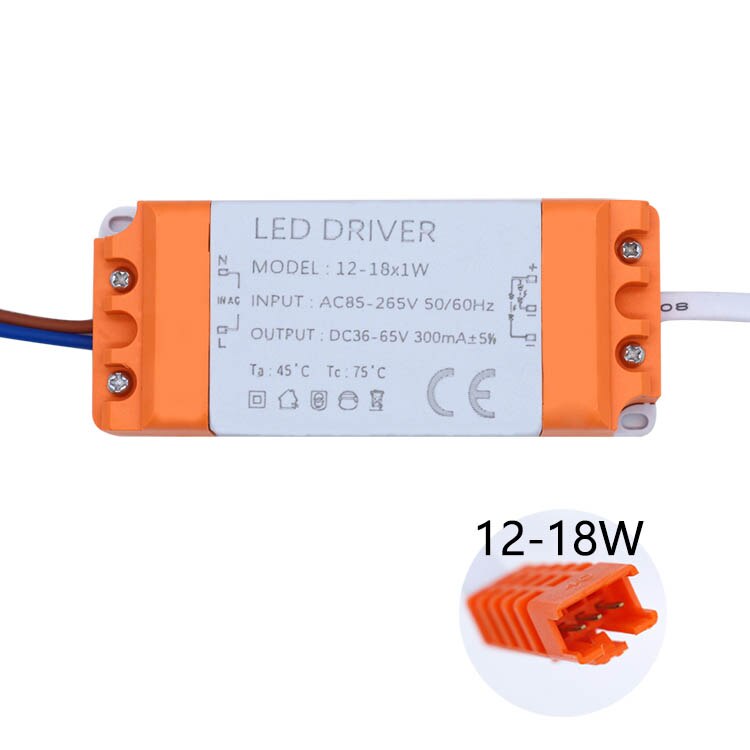 Led Dubbele Kleuren Driver 1W-36W Voeding Constante Stroom 300mA Automatische Spanning Controle Verlichting Transformers Voor led Diy: 12-18Wx 1