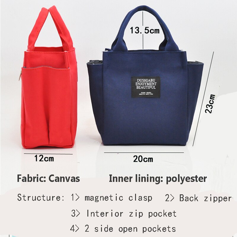 Women Pure color Tote Canvas Casual Hand Bags Lady messenge Bag Simple Canvas Shoulder Bag female Casual Tote