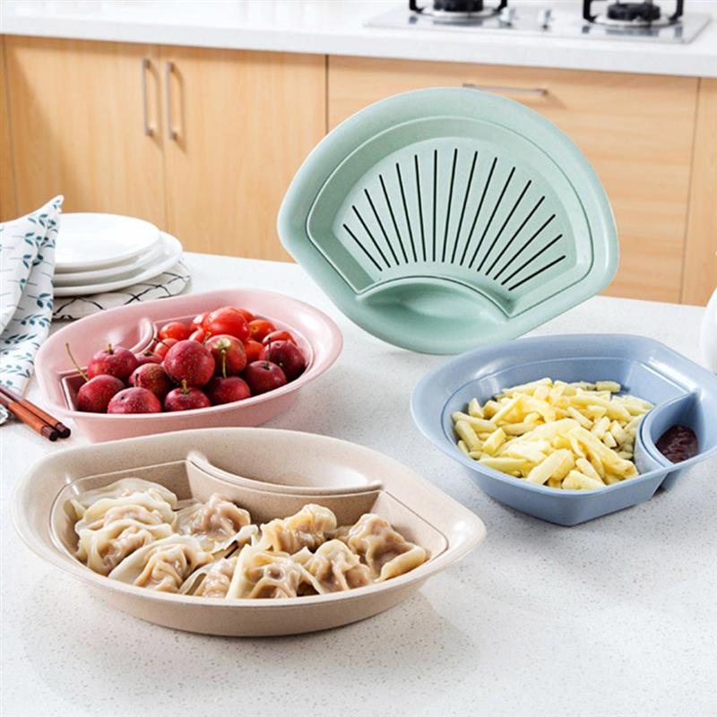 Talerz z tworzywa sztucznego samozasysający talerz kluski talerz na owoce z octem