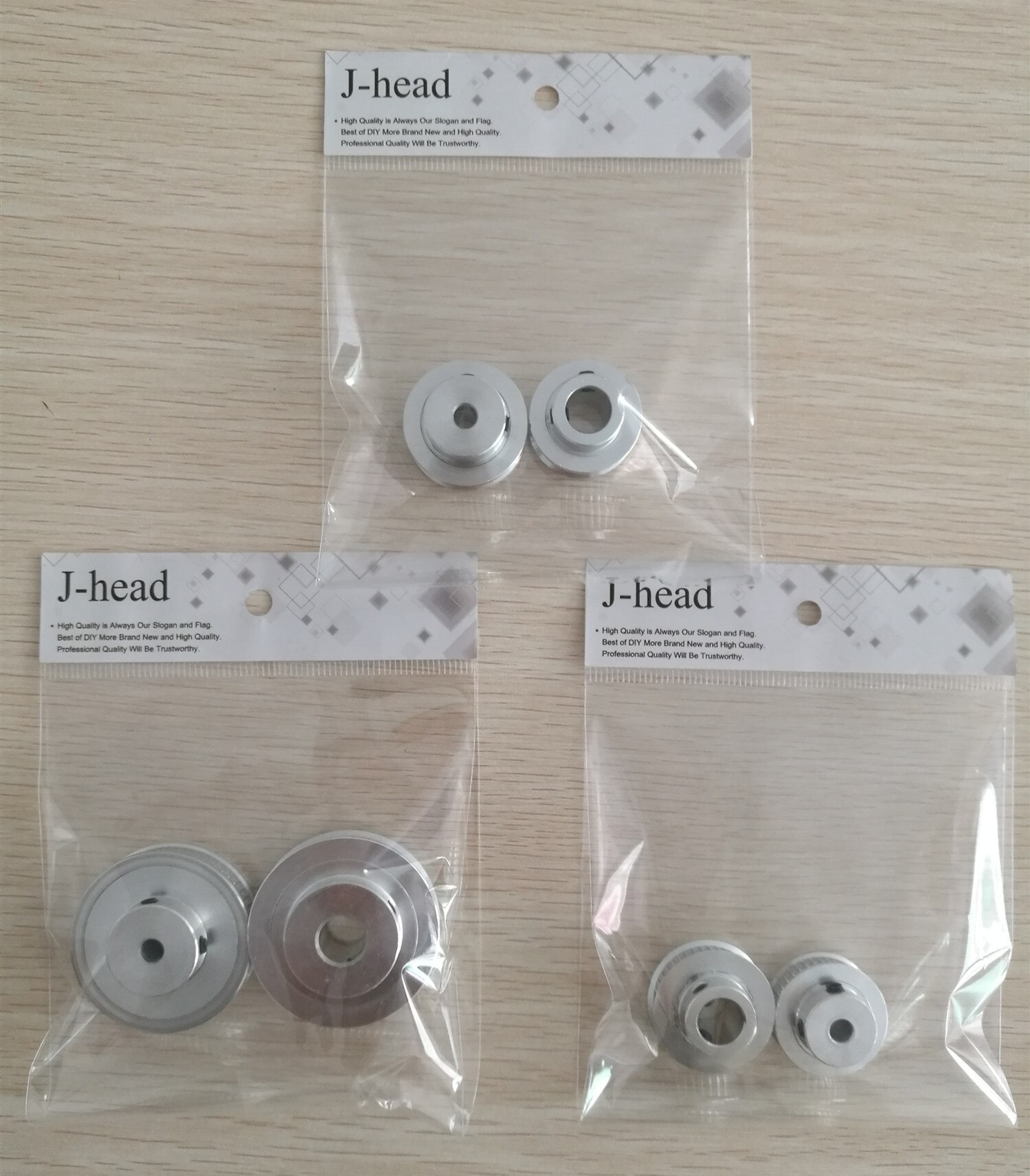 J-head GT2 poulie de distribution 16 dents 2GT 20 dents alésage en aluminium 5mm 8mm roues synchrones pièce d'engrenage pour largeur 6mm 10mm