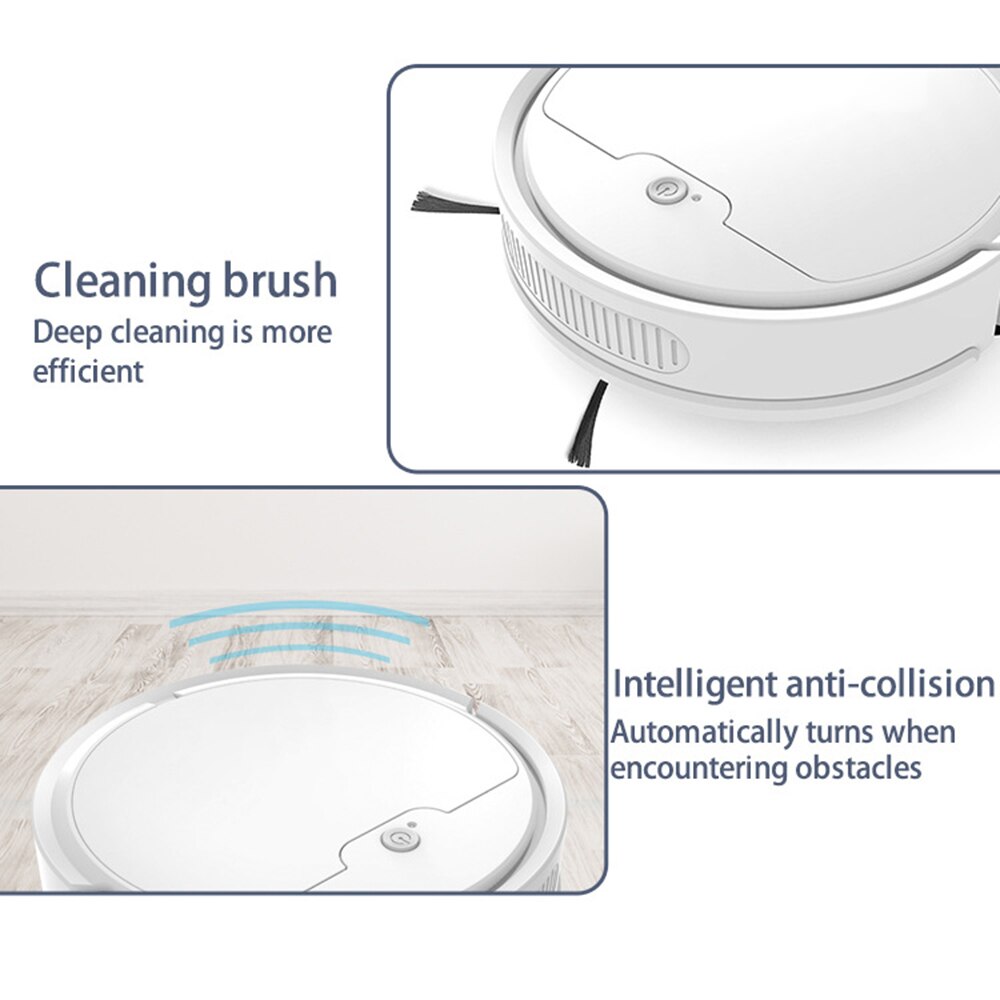 Robot Vacuum Cleaner 1800Pa Vacuuming Sweeping Mopping BT App Control Scheduling Robotic Cleaner