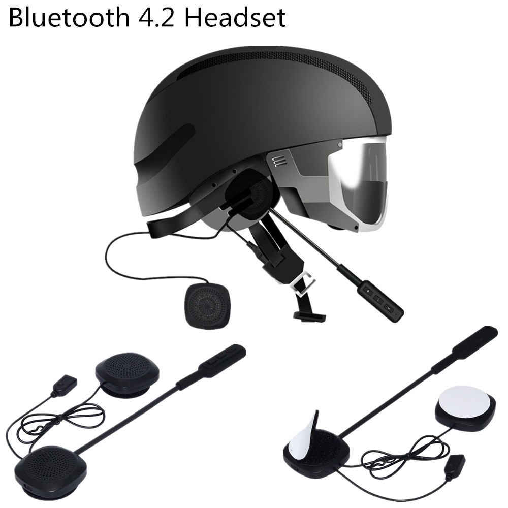 Motorhelm Headset Bluetooth 4.2 EDR Motor Handsfree Draadloze Hoofdtelefoon Voor Muziek GPS Intercome Stijl Motor Speakers