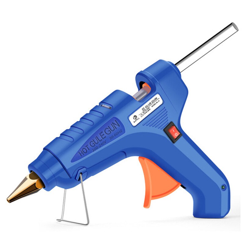 60W DIY Melt Glue Black Sticks Trigger Art Craft Repair Tool for DIY Small Craft Projects EU Plug: Default Title