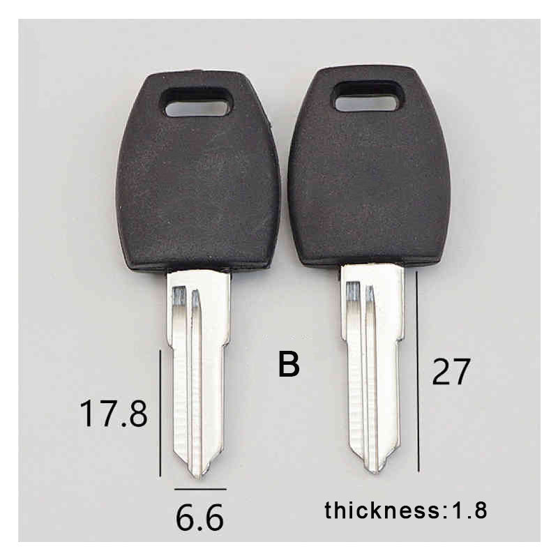 Blanke nøkkelemner egnet for kontorpult, nøkkelemner til postkasseskuff, datapult, arkivskap, nøkkelemner: Elfenben