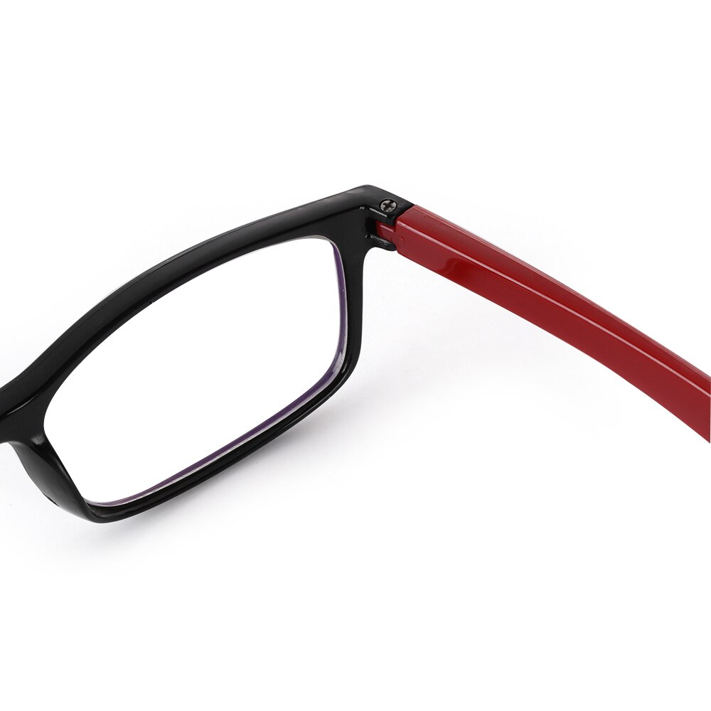 1pc anti-blå lys briller stråling blokerende briller computer beskyttelsesbriller anti-uv  uv400 flade spejl briller til mænd kvinder