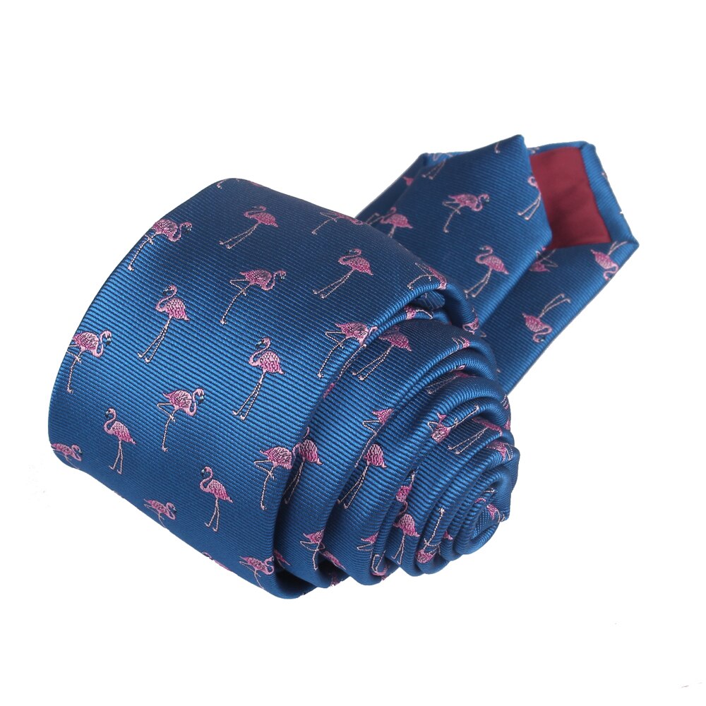 Gravata dos desenhos animados para homens poliéster jacquard animal gravata para casamento ternos de negócios 6cm gravata magro gravata masculina gravatas