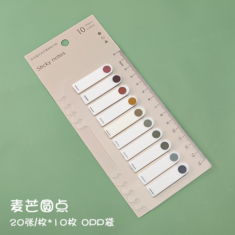 50sheets Stationery Transparent Post Notes with Strong Stickiness,Tearable Notes, Small Notebooks for Students,Notepads Memo Pad: B02