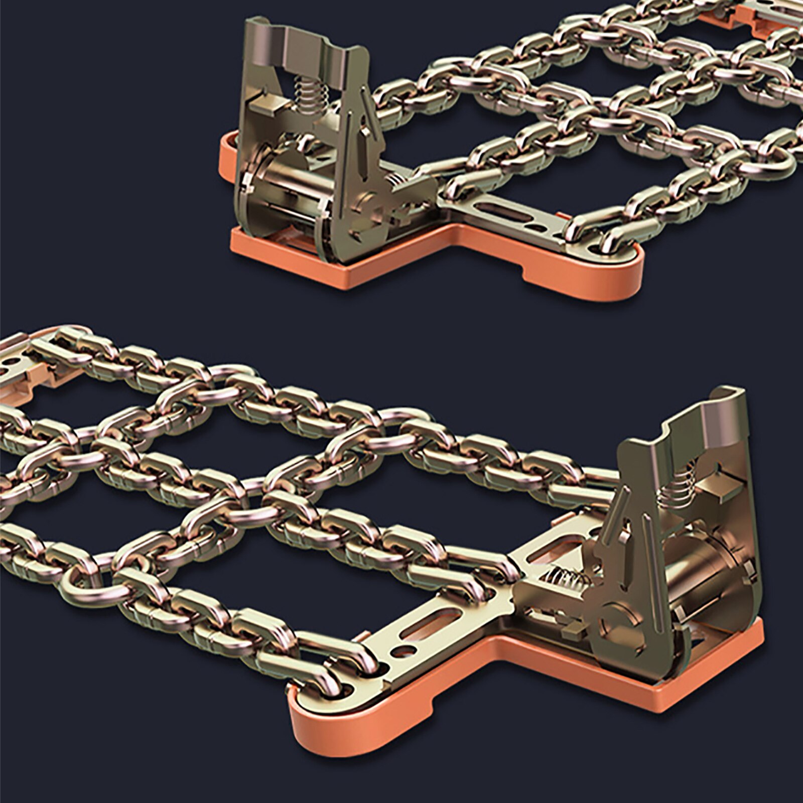 Winter Car Non-slip Chains Road Safety Rough Anti-slip Emergency Escape Manganese Steel Snow Chain for Off-road Vehicle Cars