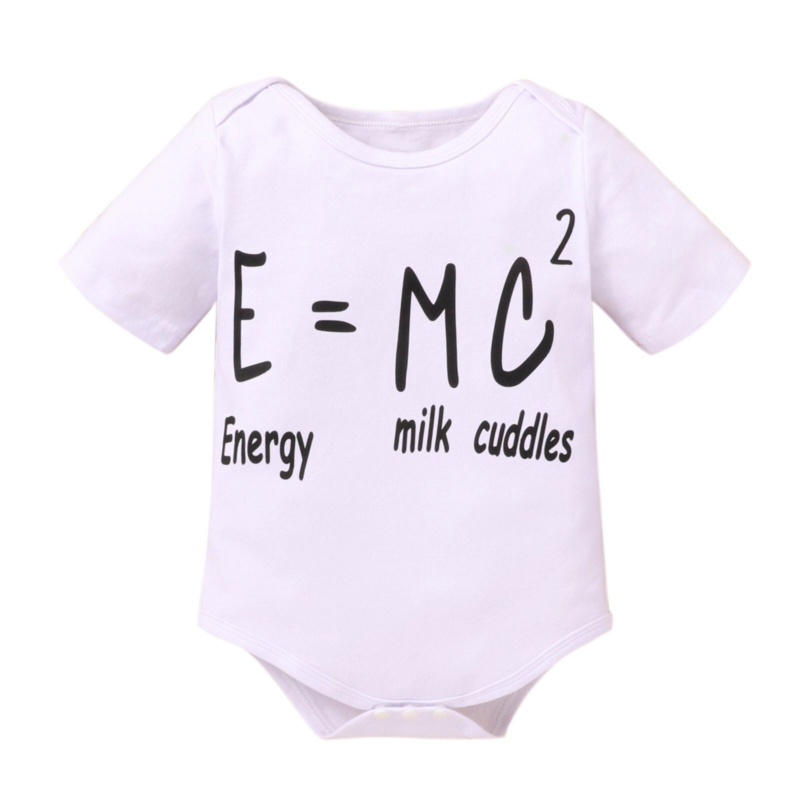 -Né Enfant En Bas Âge Bébé Garçon Fille À Manches Courtes Barboteuse Combinaison Barboteuse Décontractée Lettre Imprimer Combinaison Tenues Filles Garçons Vêtements: 9-12Months