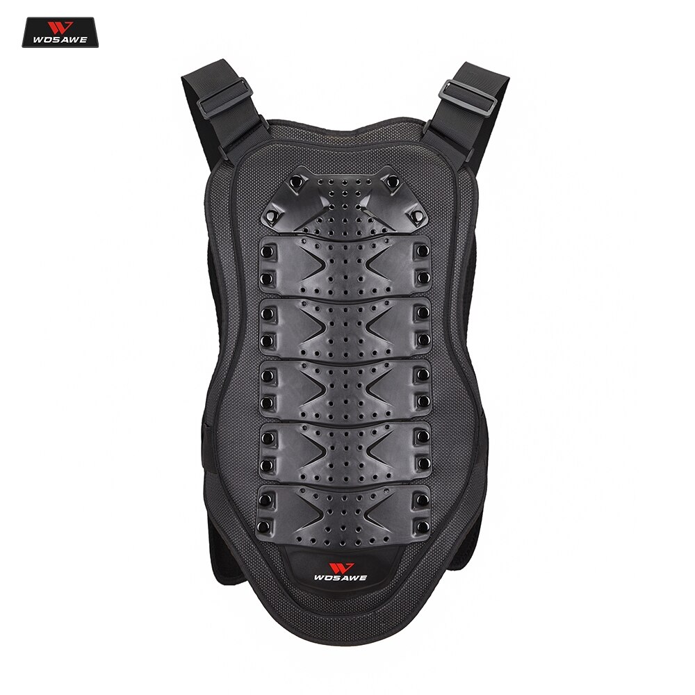 Wosawe motorcykel panservest beskyttelse colete riding cross bryst rygbeskytter panser motocross racervest beskyttelsesudstyr