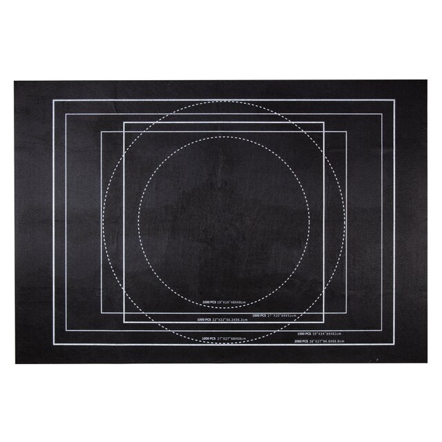 Puzzels Mat Jigsaw Roll Voelde Mat Speelkleed Puzzels Deken Voor Tot 2000 Stuks Puzzel Accessoires Draagbare Reizen Opslag tas: Leaflet black