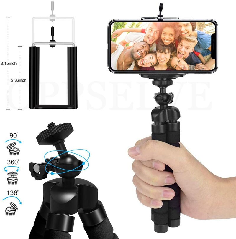 Soporte de trípode para teléfono móvil, palo de Selfie para cámara de teléfono móvil, monopié, montaje de cámara, soporte de Control remoto para iPhone 13 12 11