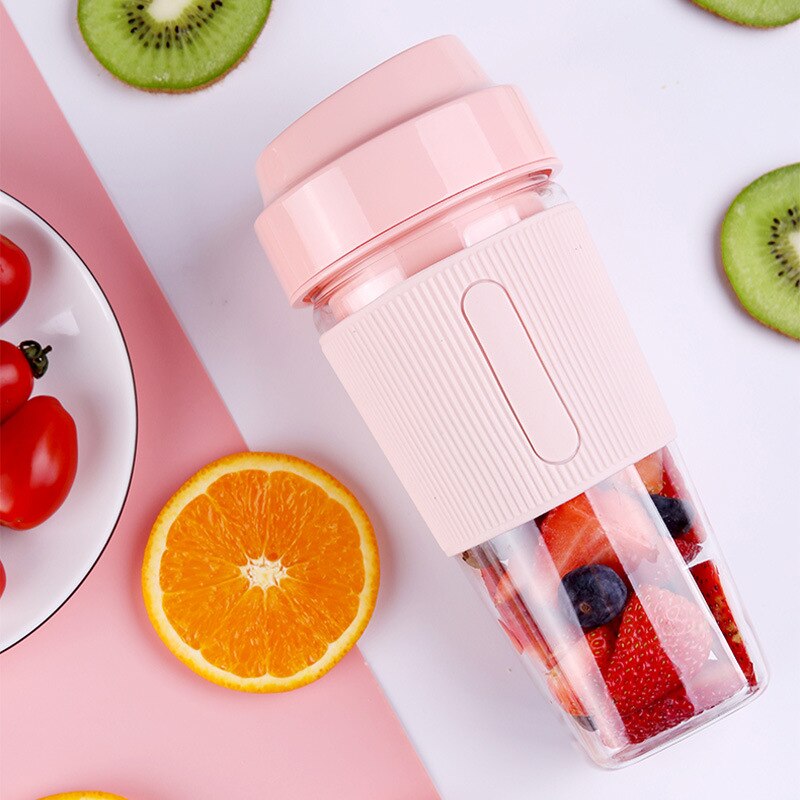Portable Electric Blender Bottle Travel Mixer Food Smoothie USB Rechargeable Mini Juicer Cup Machine Kitchen Appliances
