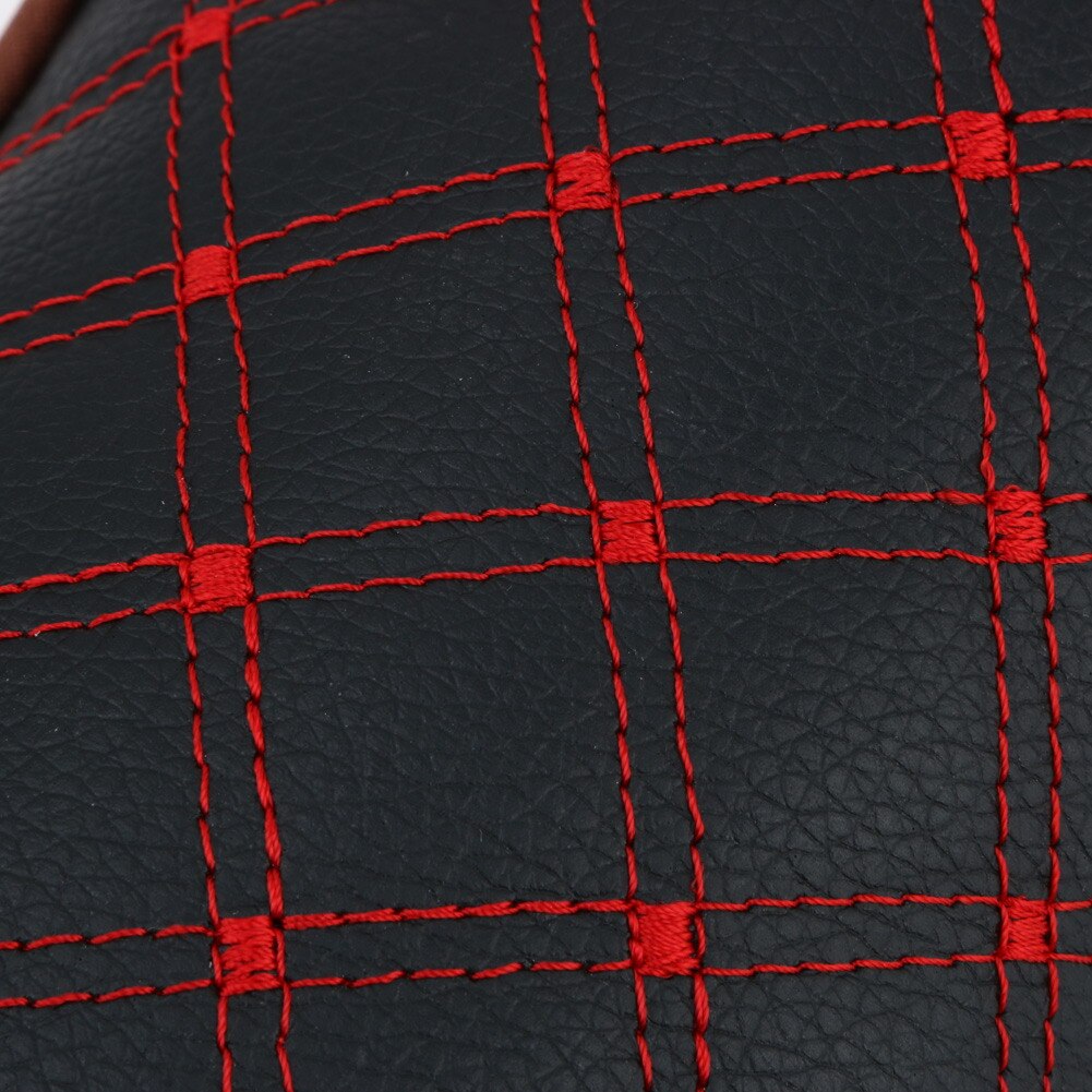 2 Pcs Couro PP Algodão Encosto de Cabeça Do Carro Pescoço Travesseiro Auto Tampa de assento Cabeça Pescoço Rest Almofada Encosto de Cabeça Pillow Car Styling Accessaries