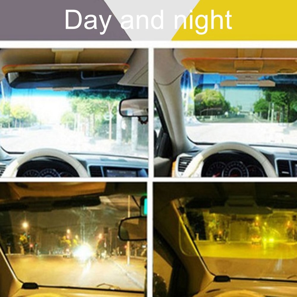 Parasol ajustable para coche, Universal, visión nocturna, doble uso, para conducción