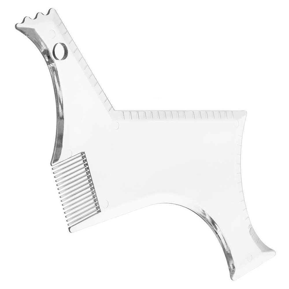 Outil de coiffure de mise en forme de barbe avec peigne intégré pour une ligne parfaite de bordure