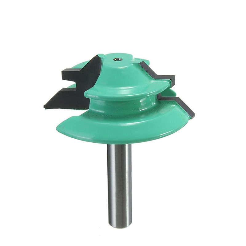 1/2 " 1/4 " 8mm- schachts 45- graden penfrees voor houtverbindingen houtbewerking frees rechte hoek cnc-gereedschapsbit