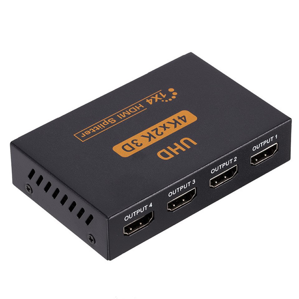 4 K HDMI Splitter Full HD 1080 P Video HDMI Switch Switcher 1 in 2 1 in 4 out HDMI versterker Dual Display Voor HDTV DVD PS3 Xbox: 1 In 4 Out / AU Power Adapter