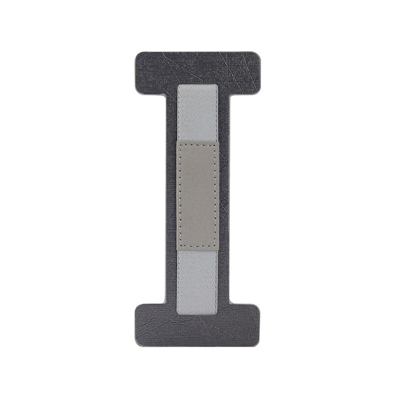 Draagbare Tablet Hand Band Voor Tablet Ipad Kindle Tablet Handed Grip Strap Houder Anti Vinger Sling Band Strap Tablet Hand band: Gray