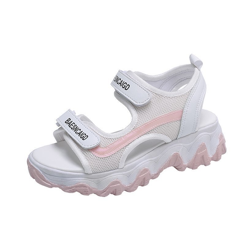 2022 Vrouwen Platform Wedge Sandalen Outdoor Casual Sport Sandalen Zomer Comfort Alle-Match Meisjes Casual Open Teen schoenen