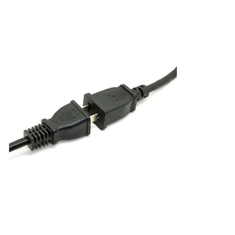 Usa uttak sparer strøm skjøteledning kabel 2- stift 2 uttak for nema 5-15p til nema 5-15r 50cm