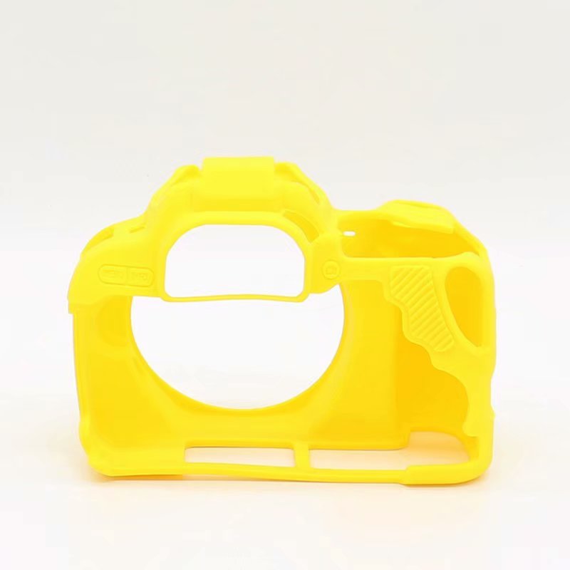 Funda de silicona de goma para cámara Canon EOS 200D Rebel SL2 Kiss X9 DSLR, Protector de cuerpo suave, piel: yellow