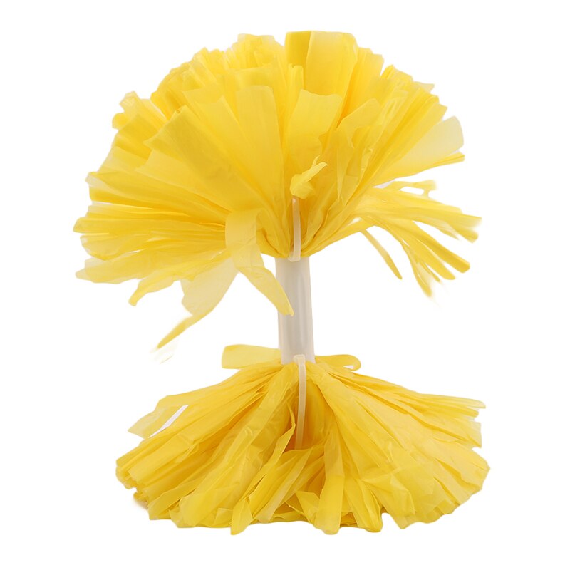 Sport Pompoms Cheerleader Pompons Cheerleading Levert Kleur En Handvat Kan Kiezen: Yellow