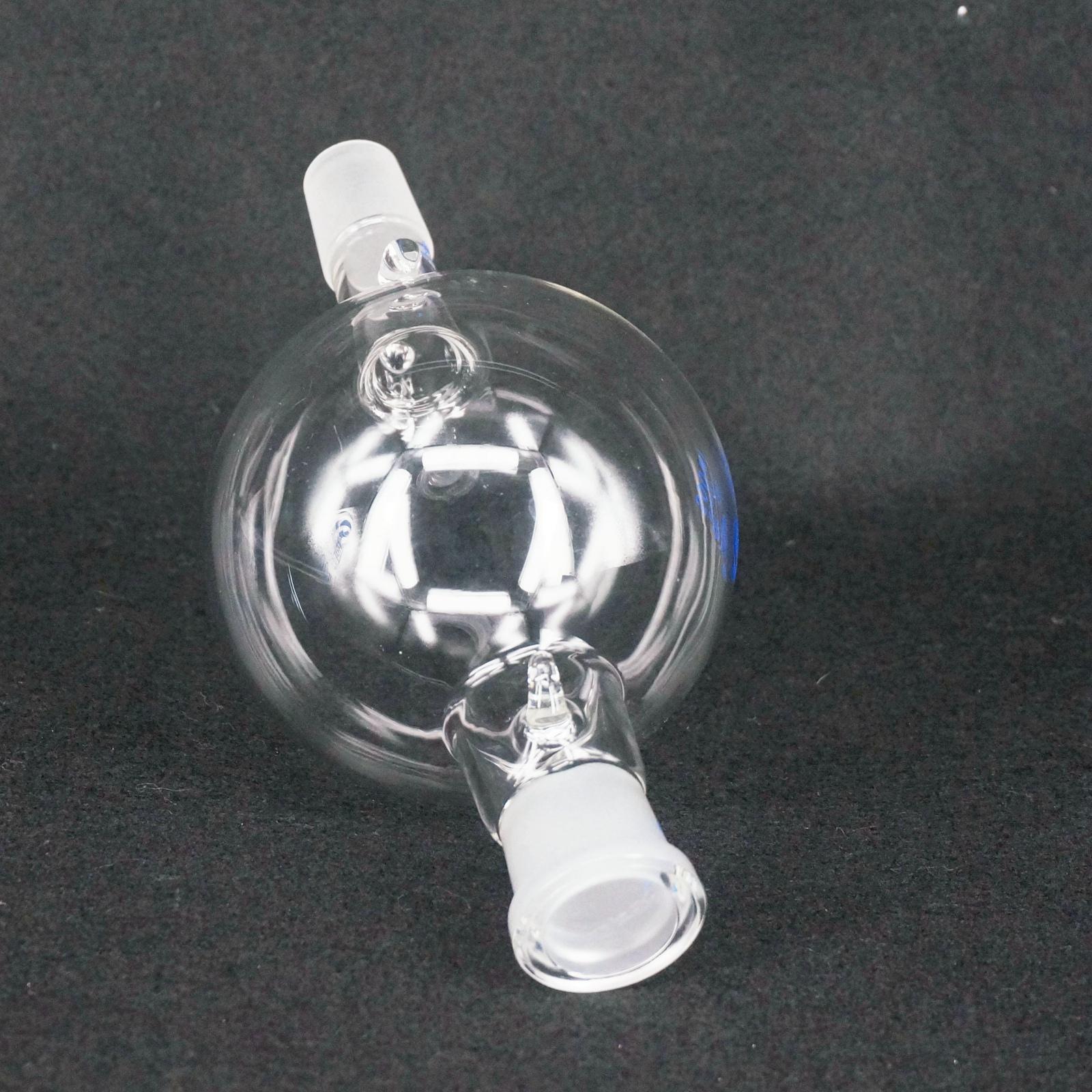 Bola de depósito de solvente para cromatografía de vidrio de laboratorio, junta de 500ml, 24/29