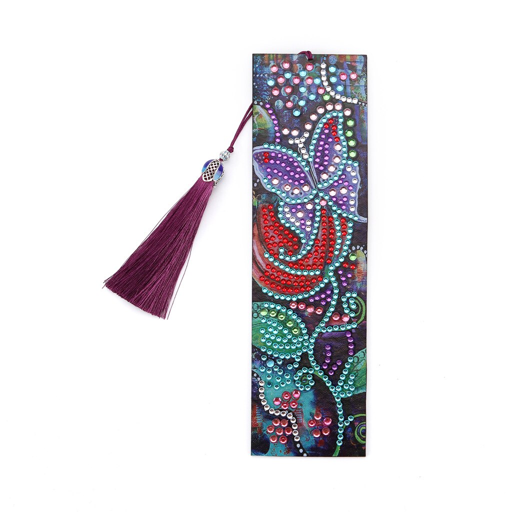 Diamond Painting Bookmarks Embroidery Craft Diamond Art Bookmark DIY Special Shaped Drill Cross Stitch Embroidery Kits Home: W