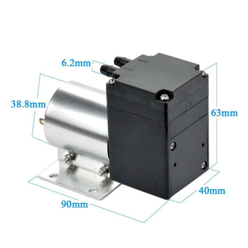 YIMAKER DC12V vacuum pump small negative pressure suction suctio pump Diaphragm pump 12L/min - 80 kpa