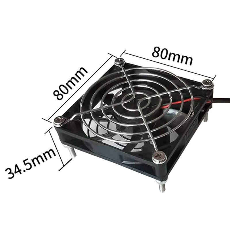 4-Pack DC 5V USB Brushless Fan - Cooling for Phones, Computers, Cabinets, Routers