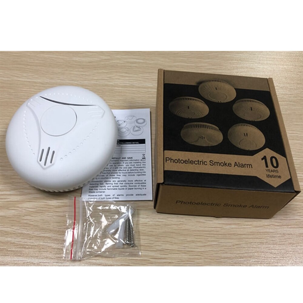 10 Years Smoke Detector Alarm EN14604 And CE Approved Stand Alone Smoke Sensor Kidde With Lithium Battery