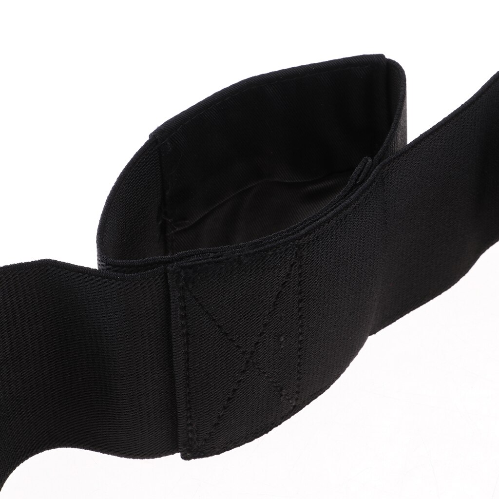 Elastic Golf Swing Training Arm Band Golf Hand Posture Corrector Black Polyester Training Belt for Golf Beginner Practicing