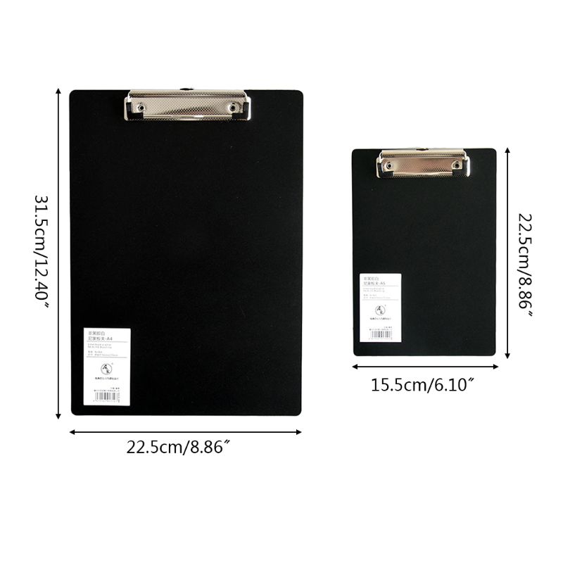 Bloc-notes Simple A4 A5, bloc-notes à feuilles mobiles, pinces d&#39;écriture pour fichiers, fournitures de papeterie scolaire et de bureau