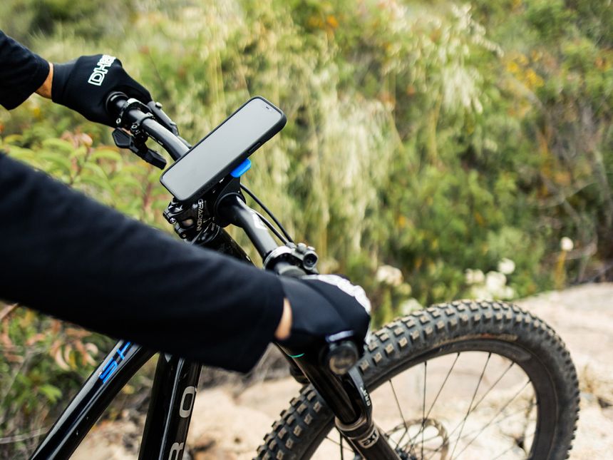 Quad sperren vorne gerichtete Fahrrad-Telefonhalterung zum Radfahren