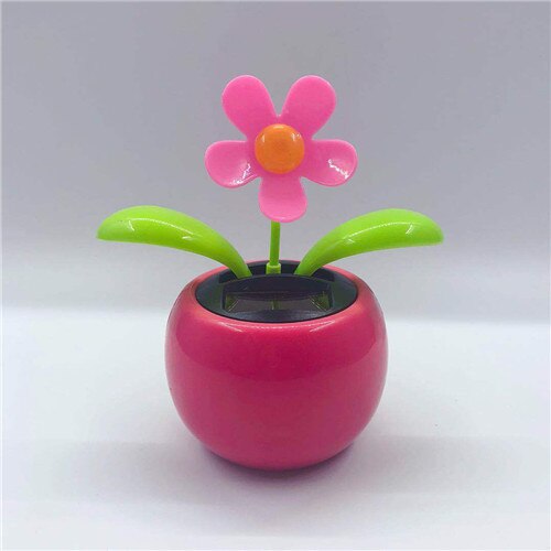 Funny Solar Powered Dancing Flower Swinging Toys Vibrant Automobile Dashboard Family Balcony Decoration For Friend: 15