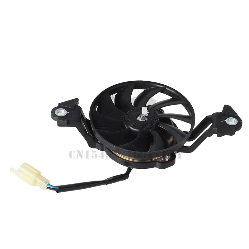 Motorcycle cooling fan with plug 12V ultra-thin electric radiator server fan for 150c 200cc 250cc 450cc off-road vehicle