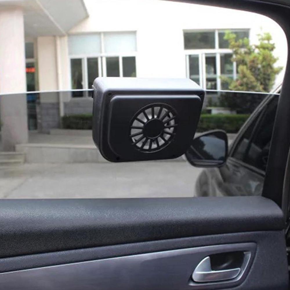 Solar Powered Auto Car Window Auto Air Vent Ventilation Vent Strip Ventilation Rubber System Fan Radiator with Air K0Z3