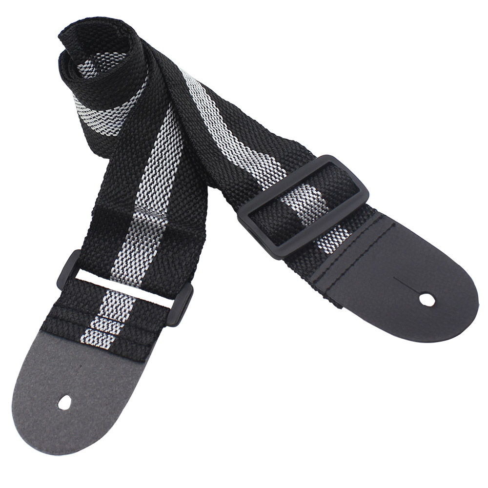 Verstelbare gitaarband Polyester Hoogwaardige bedrukking Etnische stijl Puur katoen Borduurinstrument Gitaaraccessoires: Golden